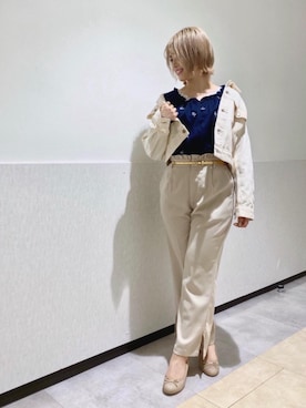 マジェスティックレゴンルミネ大宮店スタッフさん（レディース・154cm）の春コーディネート