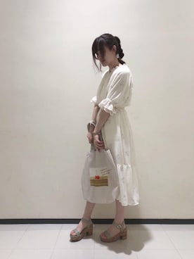 マジェスティックレゴンルミネ大宮店スタッフさん（レディース・159cm）の夏コーディネート