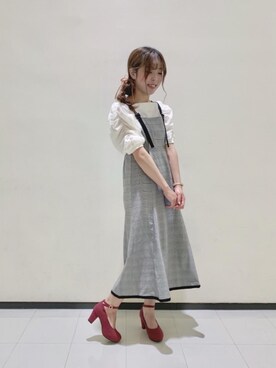 マジェスティックレゴンルミネ大宮店スタッフさん(レディース・158cm)の夏コーディネート
