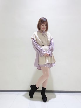 ワンピース ドレスを使った 女の子らしい の人気ファッションコーディネート Wear