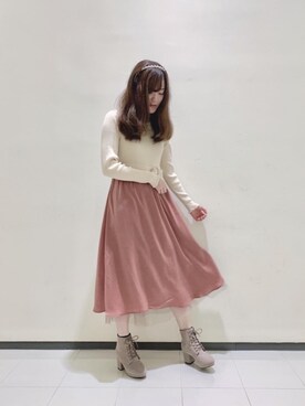 マジェスティックレゴンルミネ大宮店スタッフさん（レディース・159cm）の秋コーディネート