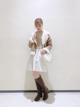 マジェスティックレゴンルミネ大宮店スタッフさん(レディース・158cm)の秋コーディネート