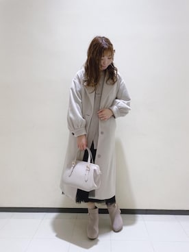 「マルチWAY」｜マジェスティックレゴンルミネ大宮店スタッフさん（レディース・158cm）の冬コーディネート