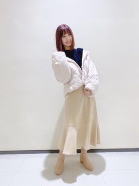 マジェスティックレゴンルミネ大宮店スタッフさん（レディース・158cm）の冬コーディネート