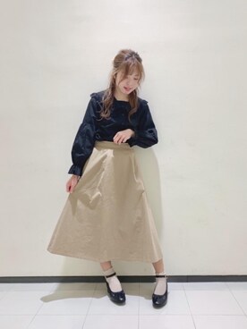 マジェスティックレゴンルミネ大宮店スタッフさん（レディース・158cm）の冬コーディネート