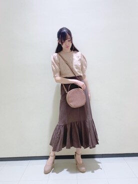 マジェスティックレゴンルミネ大宮店スタッフさん(レディース・159cm)の春コーディネート