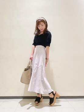 マジェスティックレゴンルミネ大宮店スタッフさん（レディース・158cm）の春コーディネート