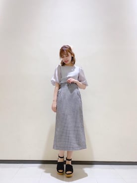 マジェスティックレゴンルミネ大宮店スタッフさん(レディース・158cm)の春コーディネート