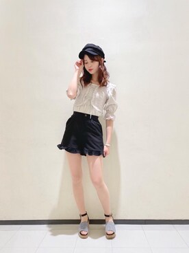 マジェスティックレゴンルミネ大宮店スタッフさん（レディース・168cm）の春コーディネート