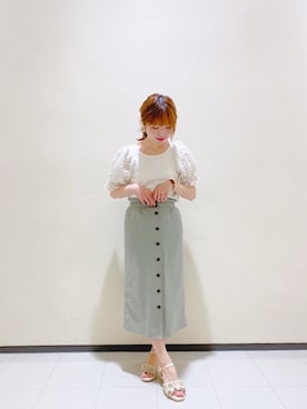 マジェスティックレゴンルミネ大宮店スタッフさん（レディース・158cm）の春コーディネート
