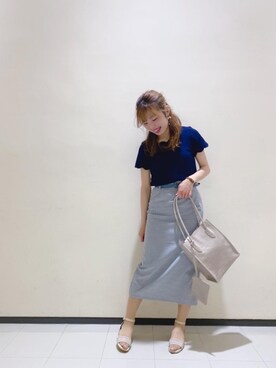 マジェスティックレゴンルミネ大宮店スタッフさん（レディース・158cm）の春コーディネート