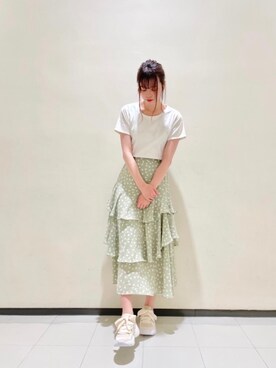 マジェスティックレゴンルミネ大宮店スタッフさん（レディース・168cm）の春コーディネート
