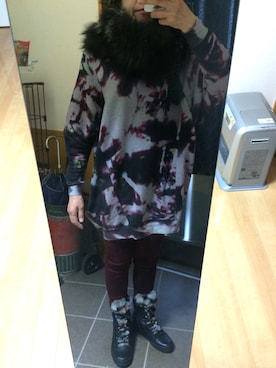 「KIRALY（キラリー）のアイテム」を使った、ふなさん（レディース・160cm）の冬コーディネート