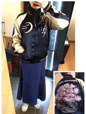 「COCURATA（コキュラタ）のアイテム」を使った、ふなさん（レディース・160cm）の春コーディネート