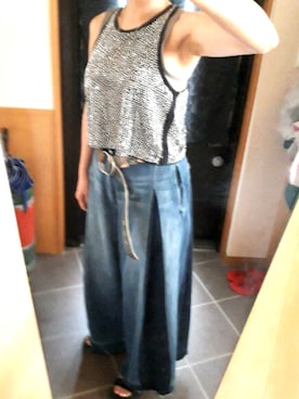 「EVIL TWIN（エビル ツイン）のアイテム」を使った、ふなさん（レディース・160cm）の夏コーディネート