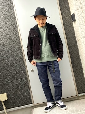「URBAN RESEARCH Sonny Label（アーバンリサーチサニーレーベル）のアイテム（帽子）」を使った、TADASHI 古着販売さん（メンズ・164cm）の冬コーディネート