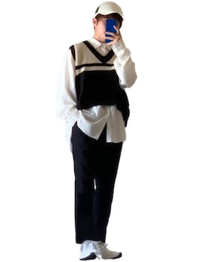 「スピードトレーナー」｜トッティさん（メンズ・163cm）の春コーディネート