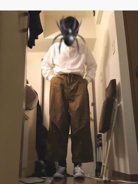 「CONVERSE（コンバース）のCONVERSE (コンバース）　【メンズ・ウイメンズ】オールスターハイ　ALL STAR HI チャックテイラー（スニーカー）」を使った、えふじさん（メンズ・174cm）の夏コーディネート