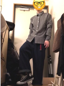 「CONVERSE（コンバース）のCONVERSE (コンバース）　【メンズ・ウイメンズ】オールスターハイ　ALL STAR HI チャックテイラー（スニーカー）」を使った、えふじさん（メンズ・174cm）の夏コーディネート