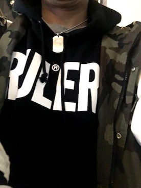 「RULER（ルーラー）のアイテム（トップス）」を使った、青島さんさん（メンズ・165cm）の春コーディネート