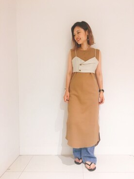 nakamuさん（レディース・160cm）の夏コーディネート