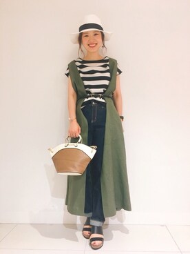「URBAN RESEARCH DOORS WOMENS（アーバンリサーチ ドアーズ ウィメンズ）のアイテム」を使った、nakamuさん（レディース・160cm）の春コーディネート