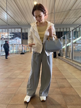 「URBAN RESEARCH（アーバンリサーチ）のアイテム（ブルゾン）」を使った、nakamuさん（レディース・160cm）の春コーディネート