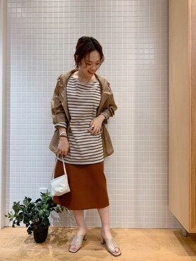 「URBAN RESEARCH（アーバンリサーチ）のアイテム（ブルゾン）」を使った、nakamuさん（レディース・160cm）の春コーディネート