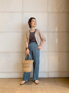 「URBAN RESEARCH DOORS WOMENS（アーバンリサーチ ドアーズ ウィメンズ）のアイテム」を使った、nakamuさん（レディース・160cm）の夏コーディネート