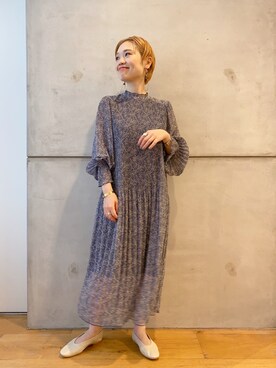 「URBAN RESEARCH ROSSO WOMEN（アーバンリサーチ　ロッソ）のアイテム（ワンピース/ドレス）」を使った、nakamuさん（レディース・160cm）の春コーディネート