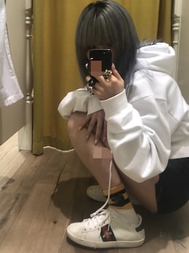 「M.Y.O.B（エム.ワイ.オー.ビー）のアイテム（トップス）」を使った、ᴗ  ̫ ᴗさん（レディース・164cm）の秋コーディネート
