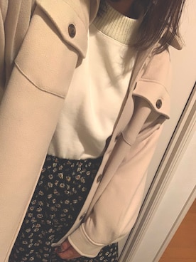 「大阪旅行」｜「アイテム（スウェット）」を使った、cocoroさん（レディース・158cm）の秋コーディネート