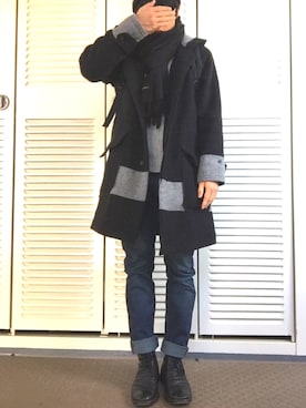 「MACARONIC（マカロニック）のアイテム」を使った、KOHEIさん（メンズ・167cm）の冬コーディネート