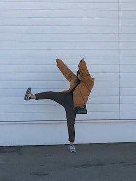 「アイテム（ダウンジャケット/コート）」を使った、ナツさん（レディース・150cm・10代）の冬コーディネート