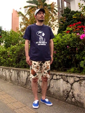 「BIG SMITH（ビッグスミス）のアイテム」を使った、hisashiさん（メンズ・178cm）の春コーディネート