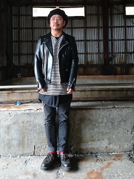 こうたろうさん(メンズ・164cm)の春コーディネート