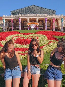 「monkey bite（モンキーバイト）のアイテム」を使った、M I R E Iさん（レディース・156cm）の夏コーディネート