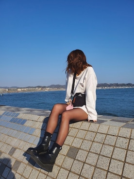 「YAKPAK（ヤックパック）のアイテム」を使った、M I R E Iさん（レディース・156cm）の冬コーディネート