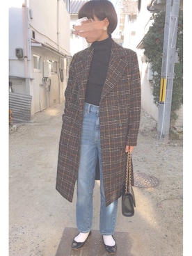 まりるんさん（レディース・163cm）の冬コーディネート