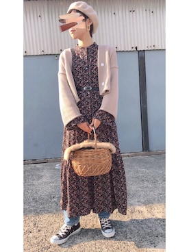 まりるんさん(レディース・163cm)の冬コーディネート