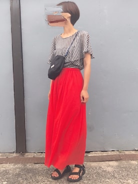 まりるんさん(レディース・163cm)の夏コーディネート