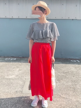 まりるんさん(レディース・163cm)の夏コーディネート