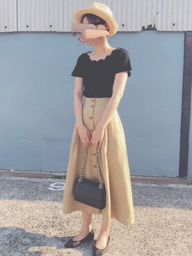 まりるんさん（レディース・163cm）の春コーディネート