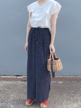 まりるんさん（レディース・163cm）の夏コーディネート