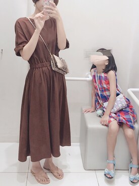 「URBAN RESEARCH DOORS（アーバンリサーチドアーズ）のアイテム（ビーチサンダル）」を使った、まりるんさん（レディース・163cm）の夏コーディネート
