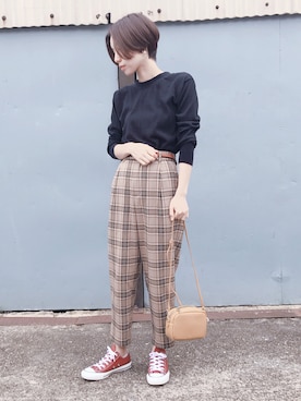 まりるんさん（レディース・163cm）の秋コーディネート