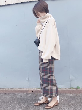 まりるんさん（レディース・163cm）の秋コーディネート