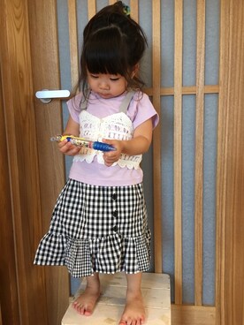 kanakoさん（キッズ・80cm）の秋コーディネート