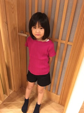 kanakoさん（キッズ・120cm）の秋コーディネート