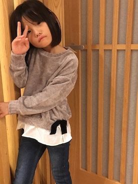 kanakoさん（キッズ・120cm）の秋コーディネート